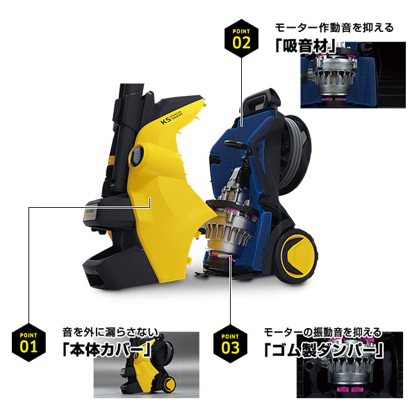 楽天市場】【公式】 K 3 サイレント プラス +オリジナルBOX 高圧洗浄機