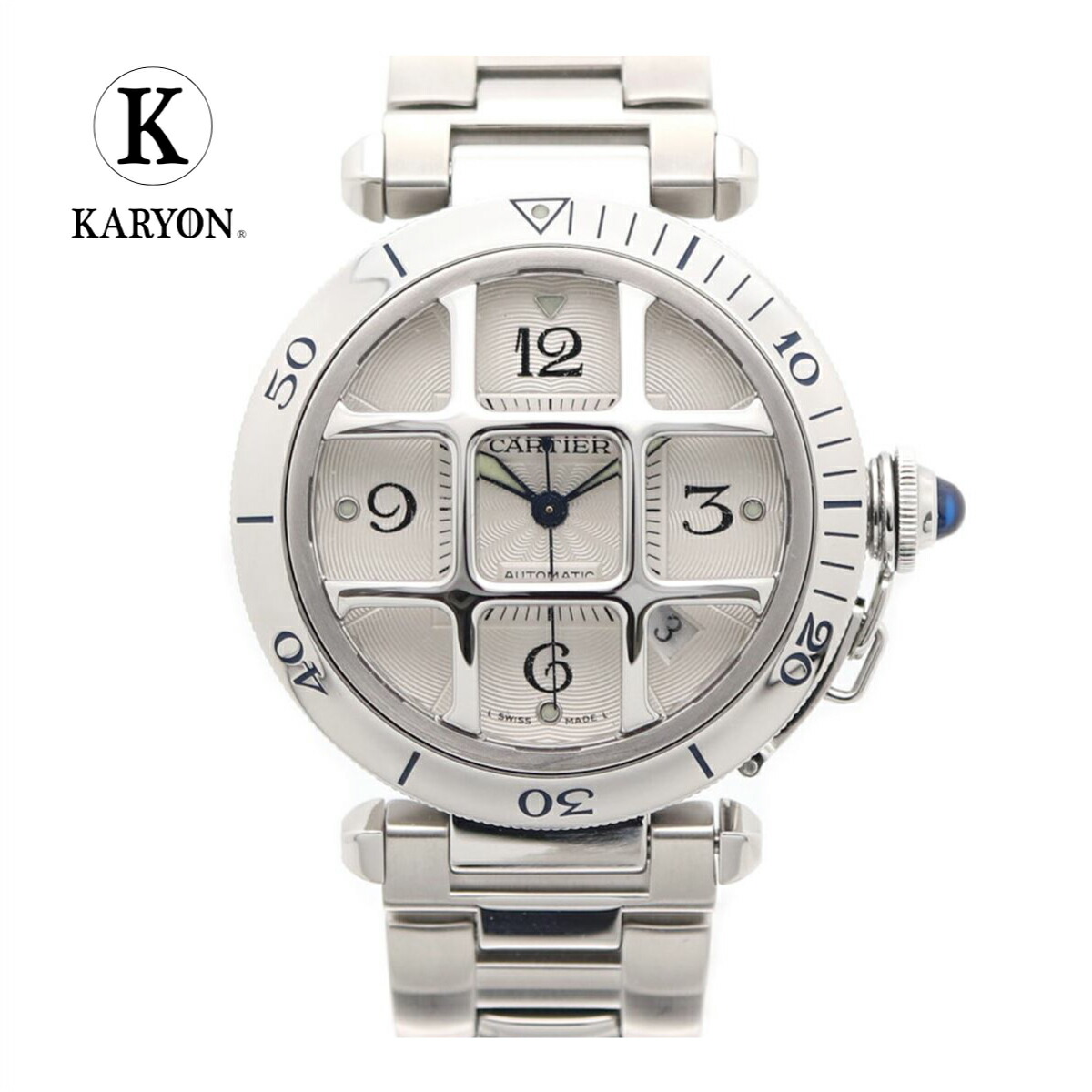 楽天市場】【ギフト品質】カルティエ Cartier メンズ パシャ 38mm コン