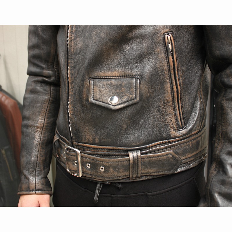 楽天市場】ラムレザー US ダブルライダースジャケット メンズ レザー