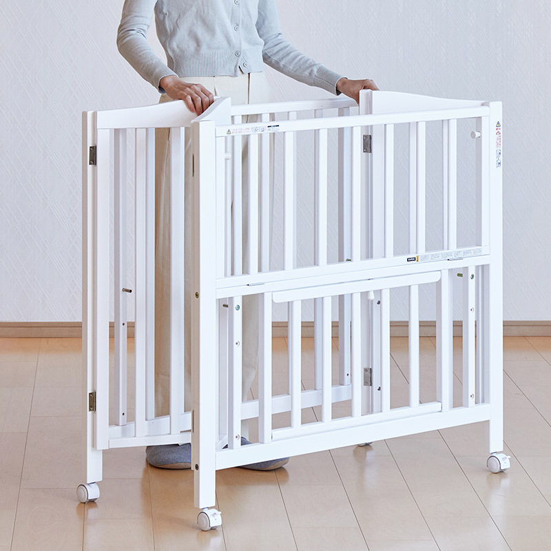 楽天市場】ベビーベッド ミニベビーベッド 折りたたみ F コンパクト