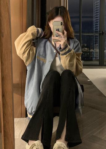 楽天市場】刺繍 クマ ベア ベースボールジャケット スタジャン