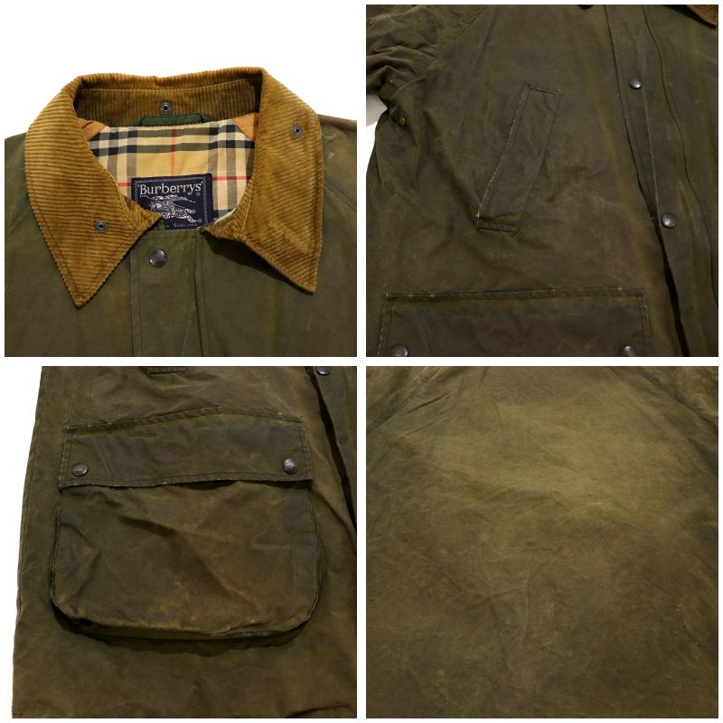 楽天市場】90s イギリス製 ヴィンテージ バーバリー BURBERRY オイルド