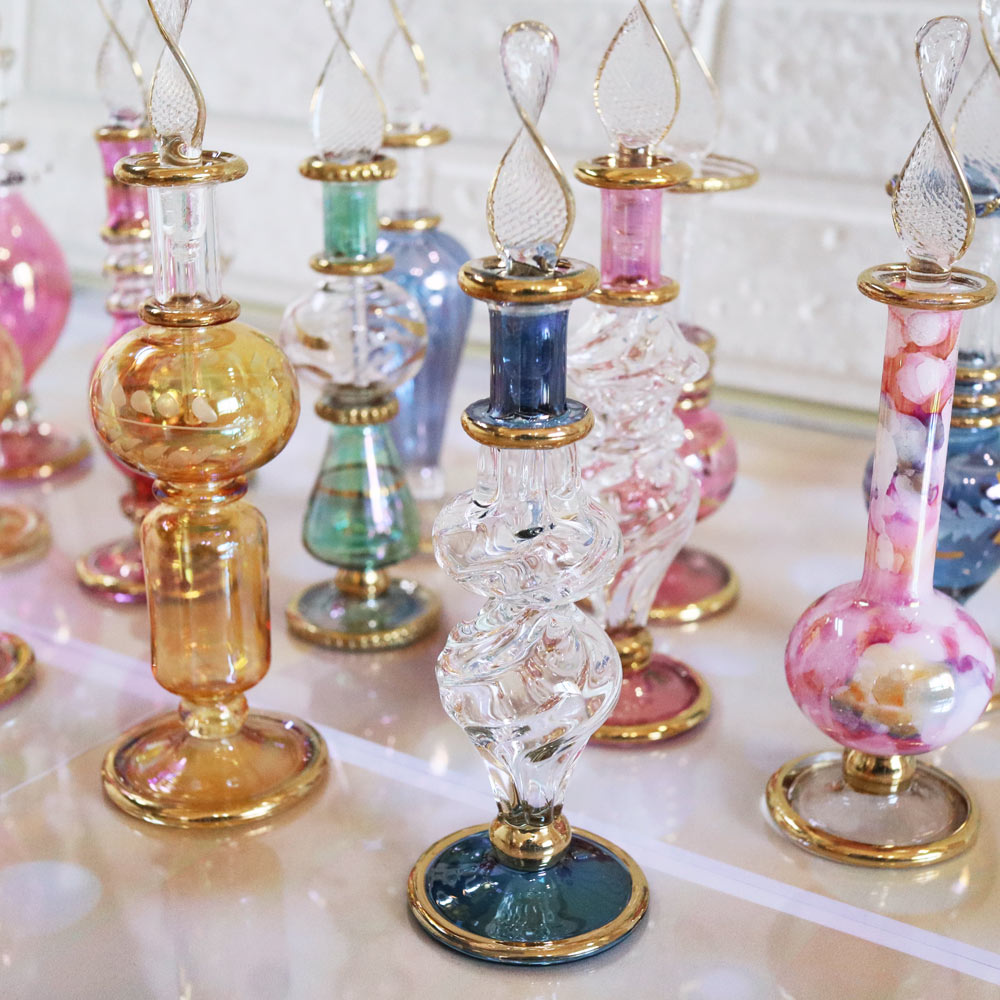 楽天市場】エジプト香水瓶 ガラス 13cm×3cm インテリア小物 置物