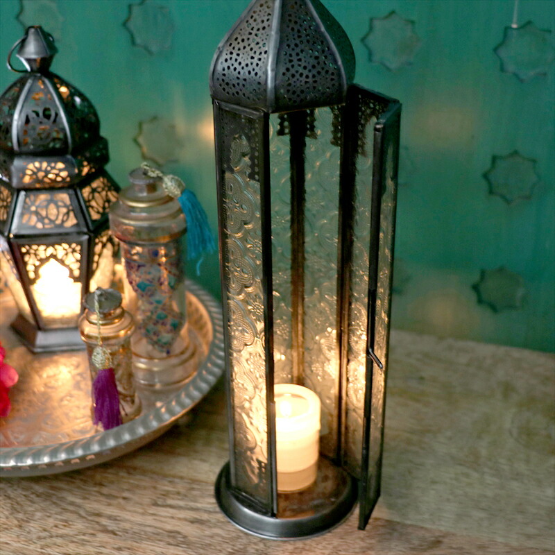 楽天市場】モロッコランタン・キャンドルホルダー 高さ35cm