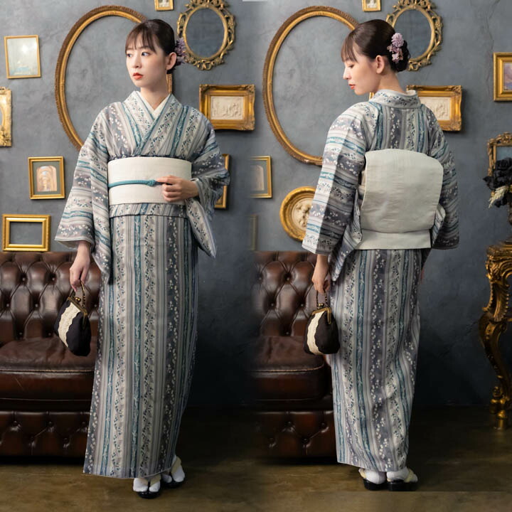 楽天市場】(洗える着物10％OFF 3/12迄)洗える着物 袷着物単品「縞