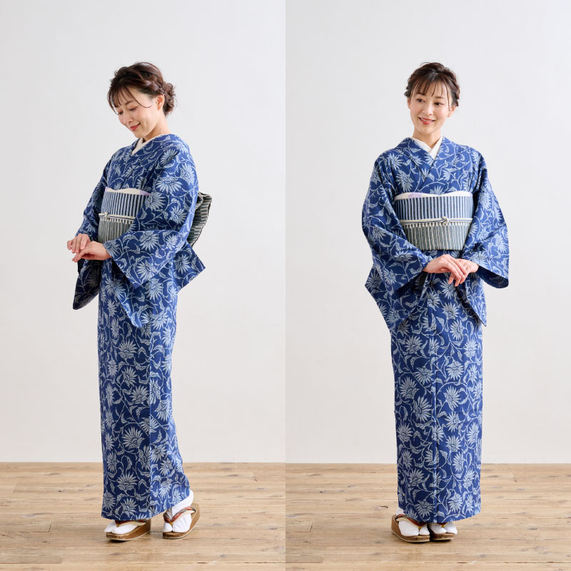 楽天市場】阿波しじら 反物 抜染 【紅花菊】 12m 女性用 No,530 しじら