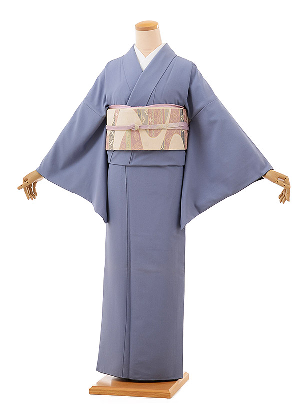 楽天市場】色無地 レンタル ADD0039 ブルーグレー 一つ紋 [入学式