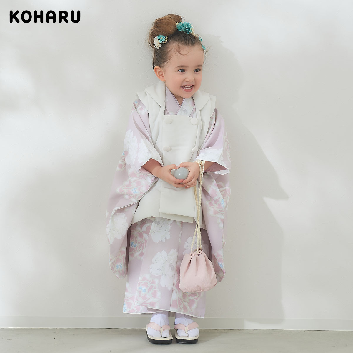 楽天市場】【レンタル】[七五三 着物 3歳 女の子] 三歳 「K238 KOHARU