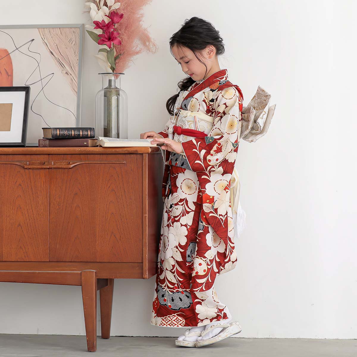 楽天市場】【レンタル】753 七五三 着物 7歳 フルセット 女の子