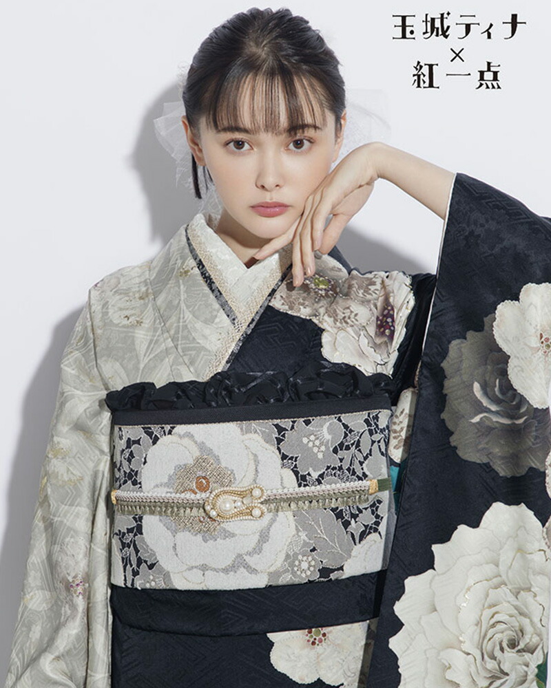 楽天市場】【振袖 レンタル】 結婚式 結納R2066 正絹 玉城ティナ×紅