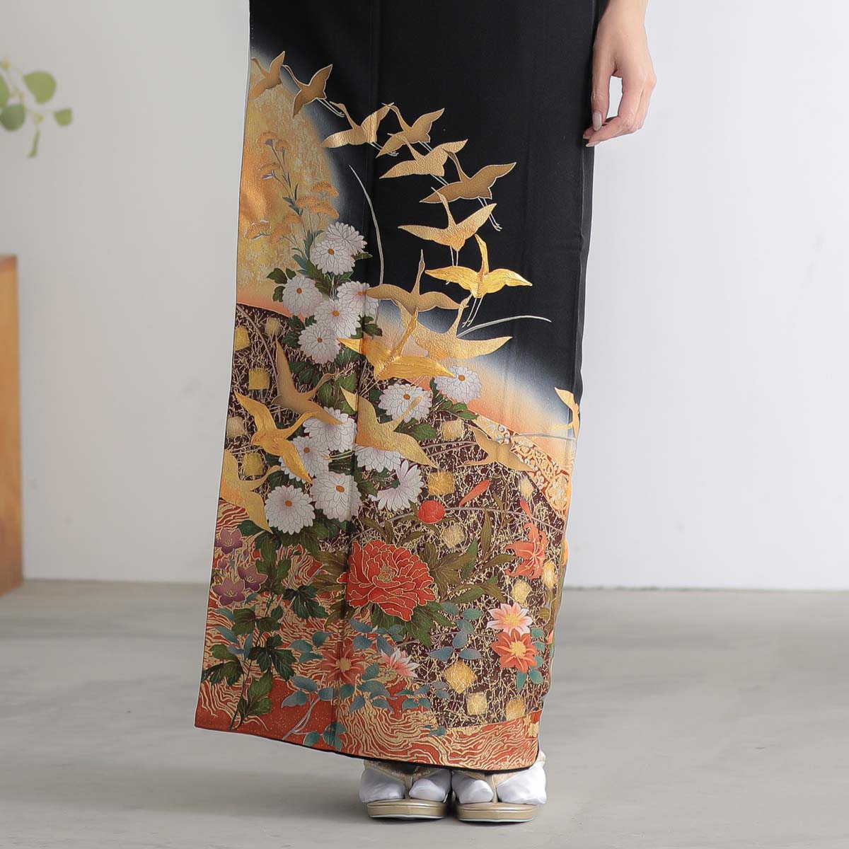 楽天市場】【レンタル】留袖 レンタル 結婚式 kansai「T123 金駒鶴に