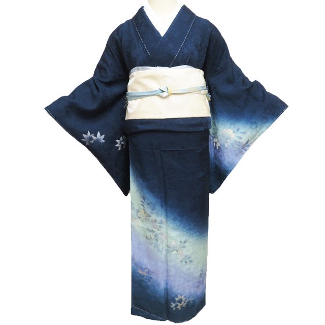 楽天市場】入学式 卒業式（カラーネイビー）（着物｜和服