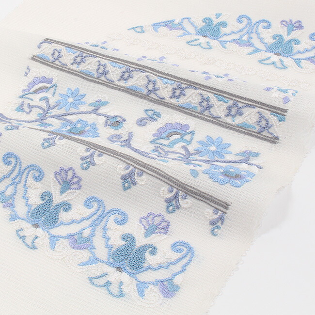 楽天市場】【2/26まで☆エントリーでP3倍】【手刺繍】 夏帯 特選九寸