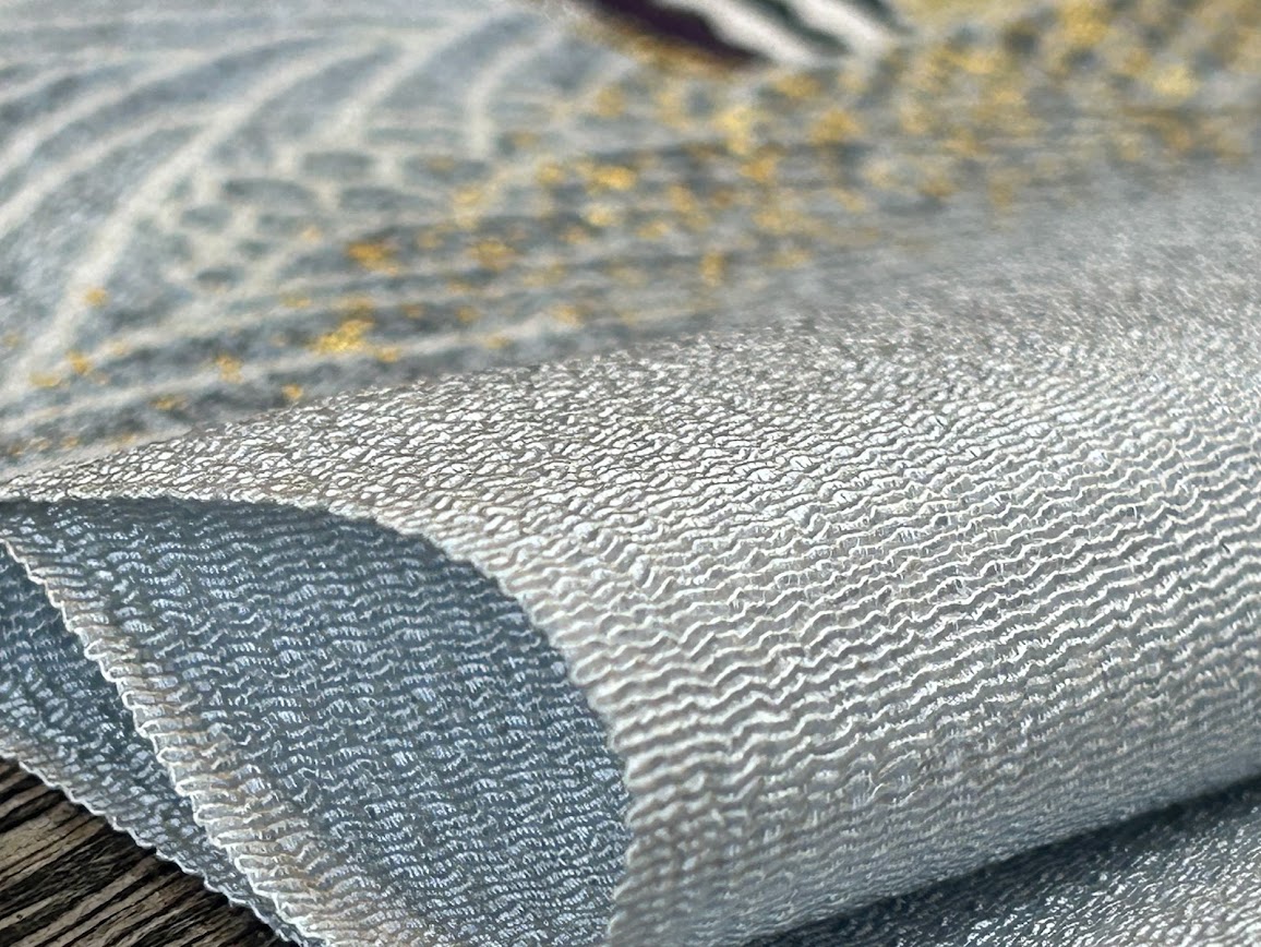 楽天市場】名古屋帯 羽田登喜男作 【47】ちりめん生地 染帯 京袋