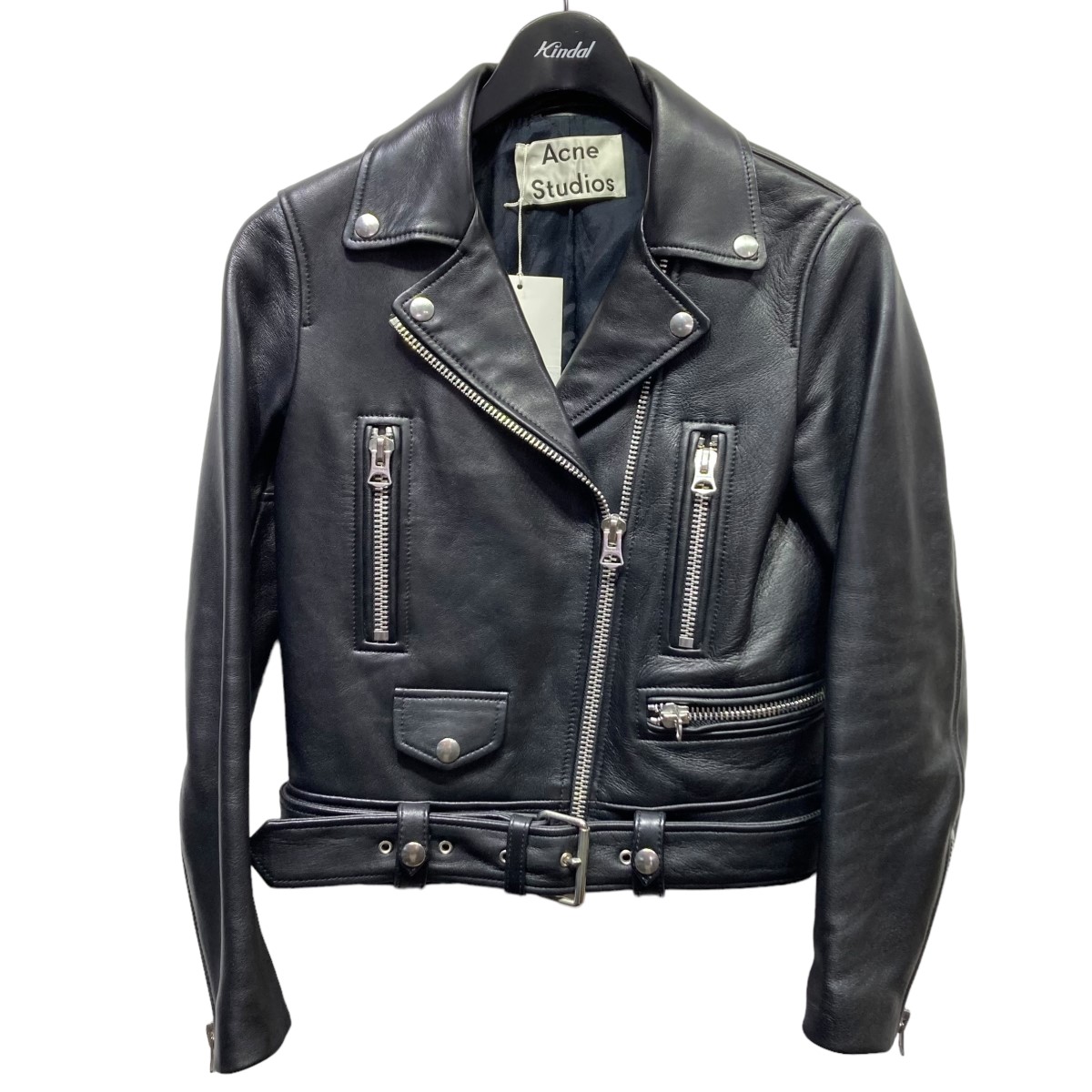 楽天市場】【中古】ACNE STUDIOSMOCK レザー ダブル ライダース