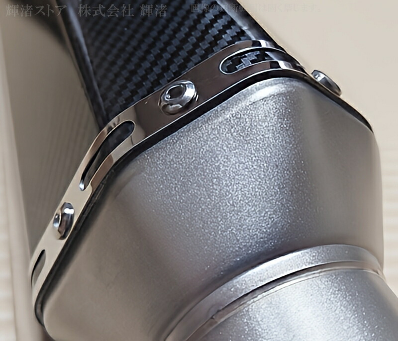 楽天市場】バイク 汎用 カーボン調 スリップオンマフラー ヘキサゴン