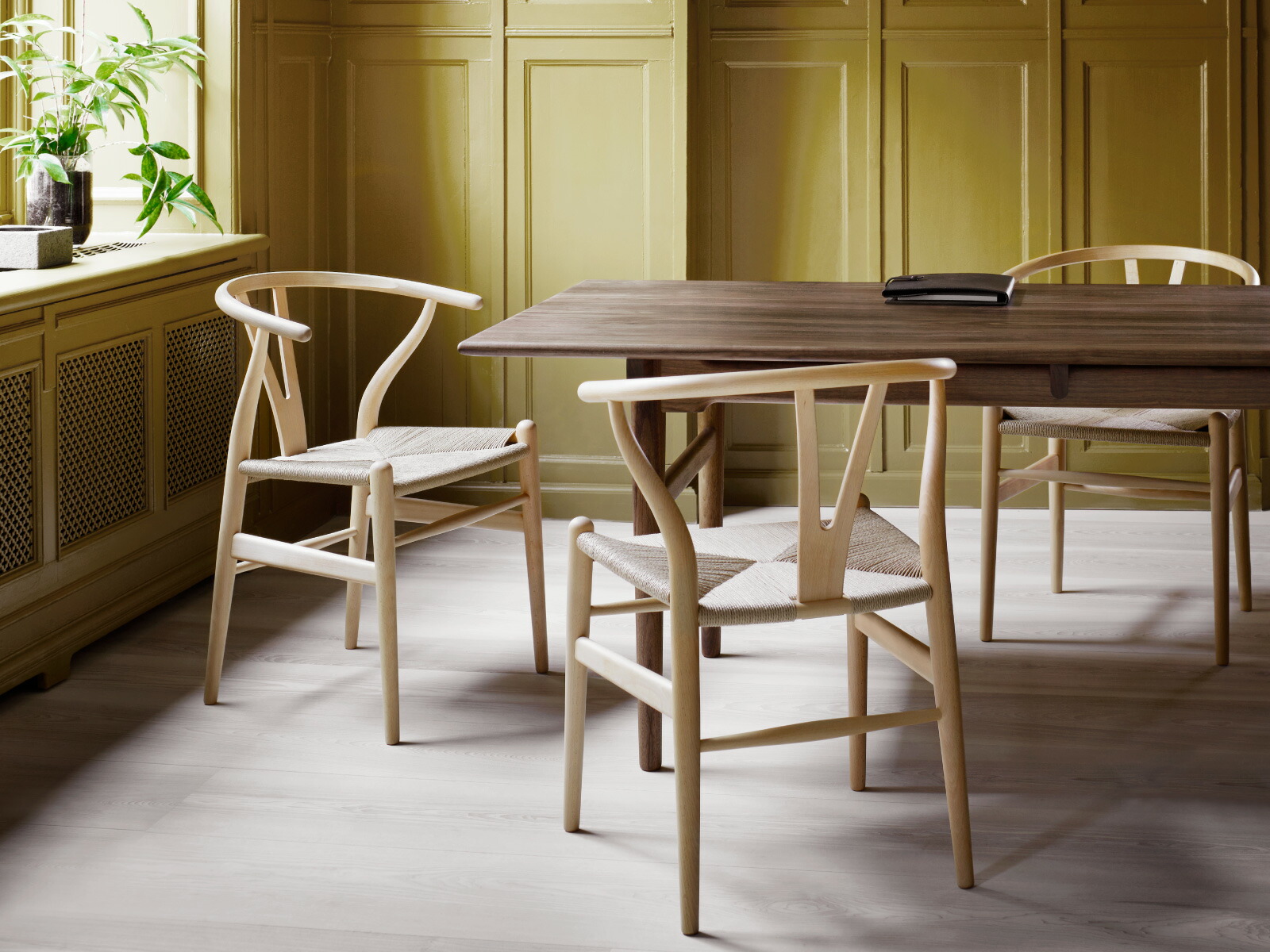 楽天市場】Yチェア CH24 ビーチ/ソープフィニッシュ 座面高さ45cm CARL