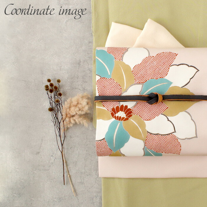 楽天市場】名古屋帯 正絹 未使用 九寸 塩瀬 仕立て上がり ピンク 大花