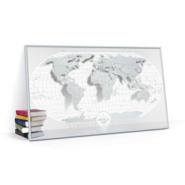 楽天市場】Travel Map Air World トラベルマップ ワールド エアー[世界