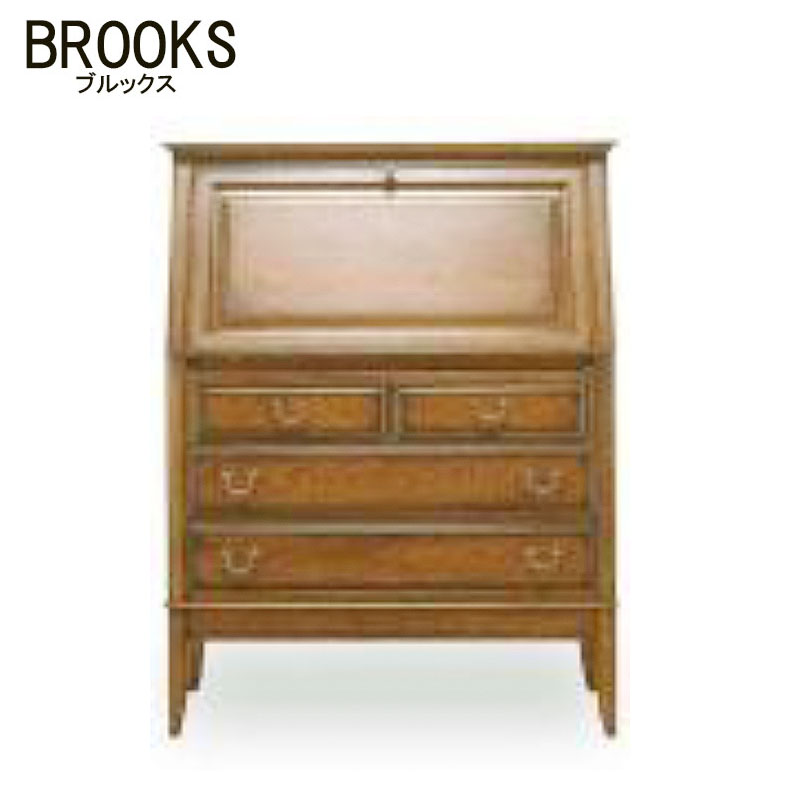 北海道旭川家具 和光 北海民芸 ライティングビューロー/デスク ナラ材