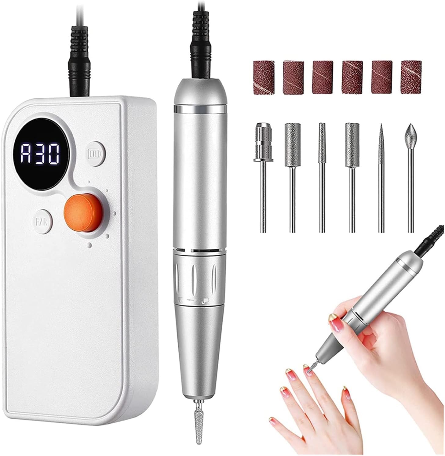 楽天市場】☆在庫処分￥4500☆電動ネイルドリル ネイルマシン