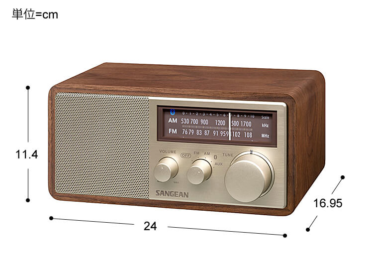 楽天市場】Sangean（サンジーン） WR-302 FM/AMラジオ・Bluetooth
