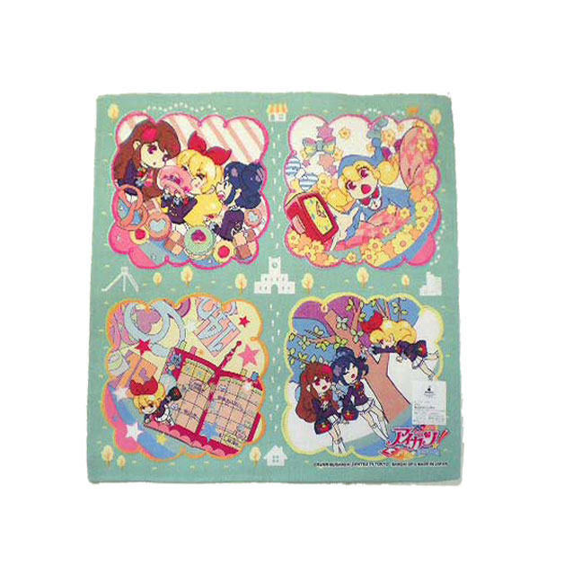 アイカツ サイン入りハンカチ 缶バッジ 有栖川おとめ メモリアル