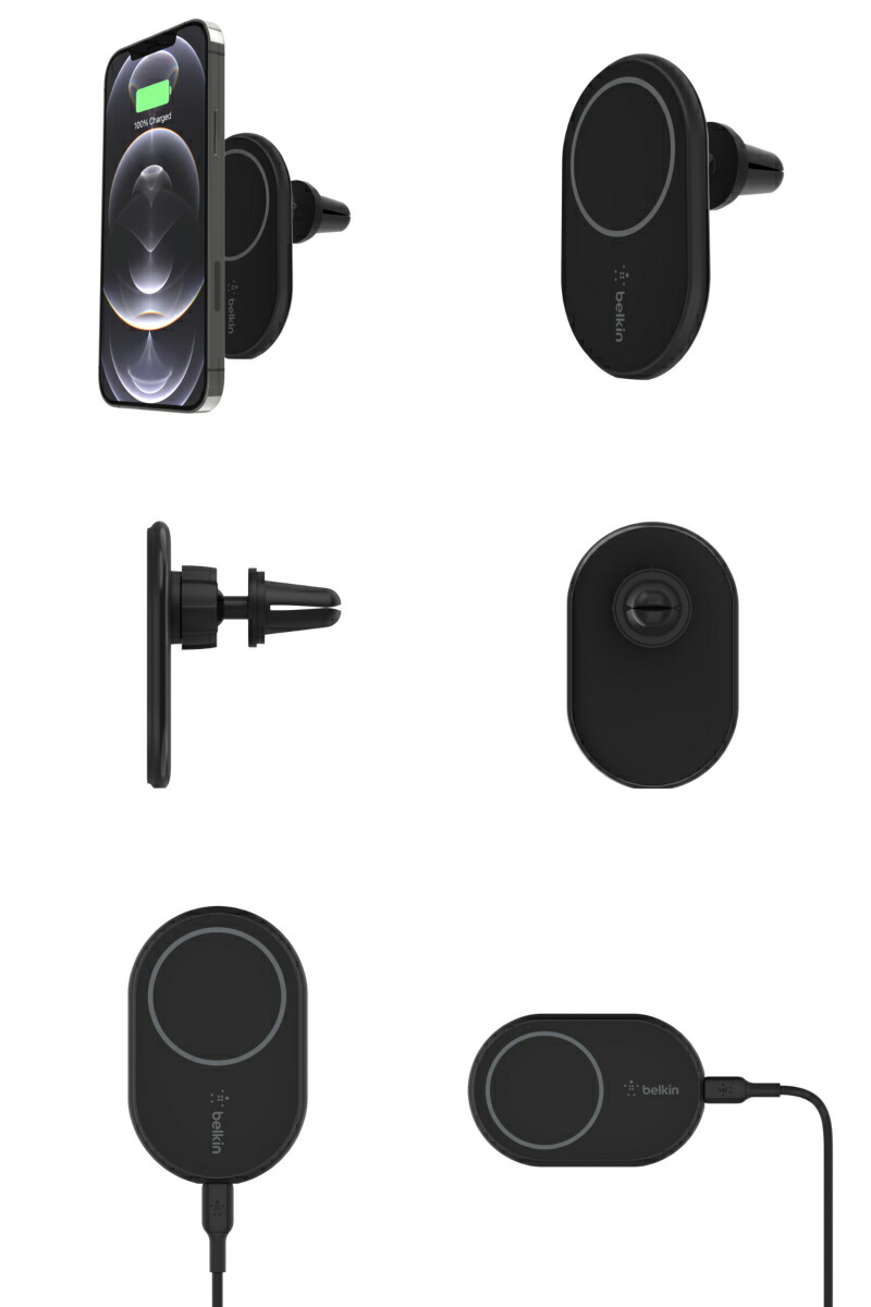 楽天市場】BELKIN BoostCharge MagSafe吸着対応 最大10W 磁気