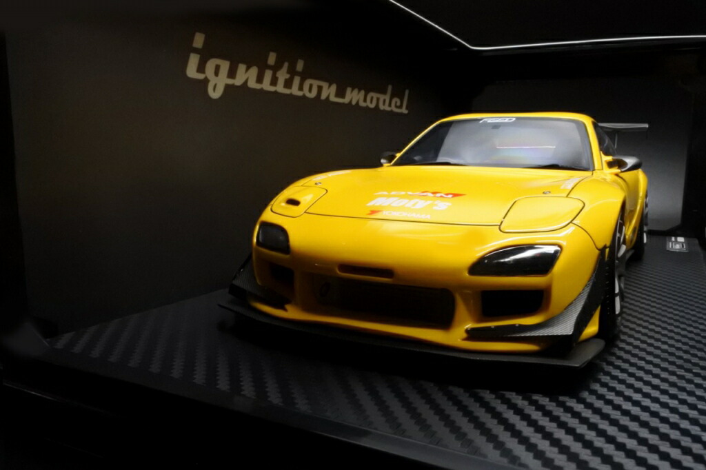 楽天市場】イグニッションモデル 1/18 マツダ FEED RX-7 (イエロー