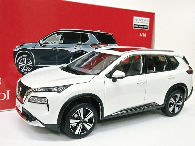 楽天市場】NISSAN 特注 1/18 日産 エクストレイル (ホワイト) 2022
