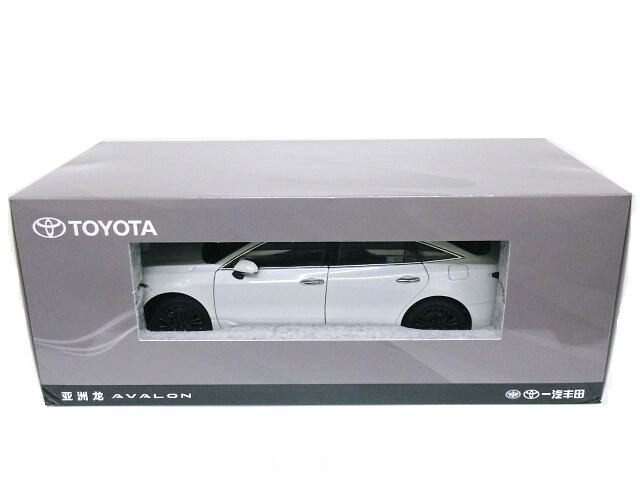 楽天市場】TOYOTA特注 1/18 トヨタ アバロン (ホワイト) 2018 AVALON