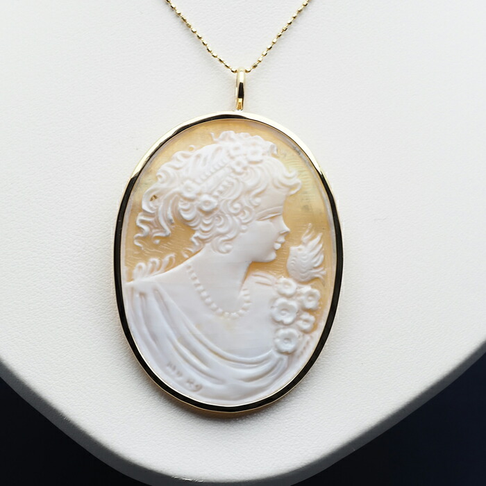 カメオ シェル ブローチ K18イエローゴールド 15g 貝殻 楽天市場】K18