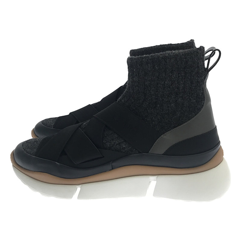 楽天市場】【美品】 Chloe / クロエ | クロスストラップ ニット ブーツ