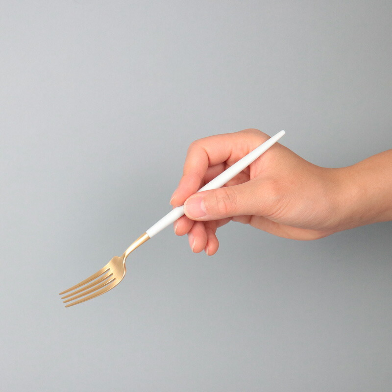 楽天市場】クチポール GOA ホワイトゴールド デザートフォーク 正規品