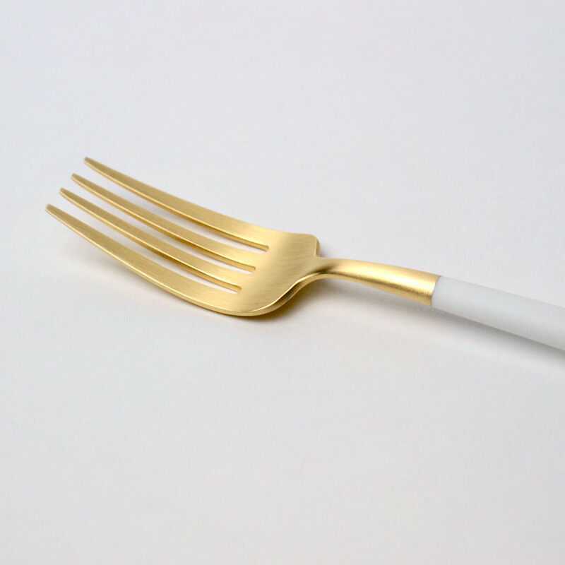 ri-ka リピーター様価格 GOAホワイト＆ゴールド ケーキフォーク×4