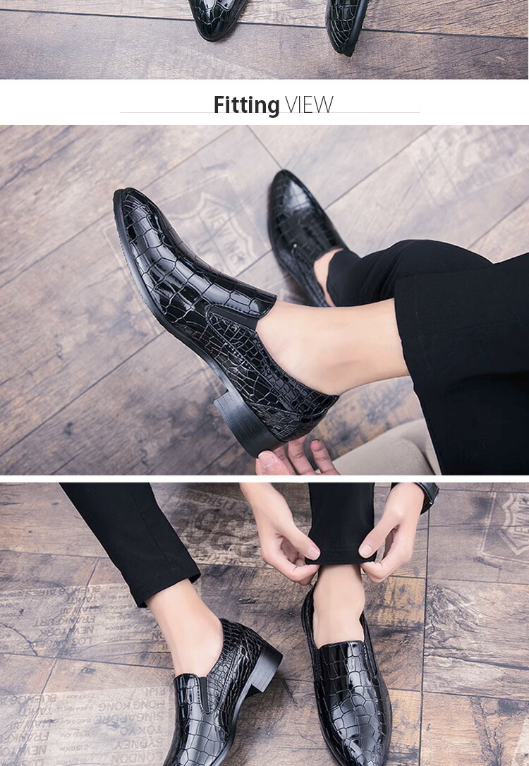 楽天市場】クロコダイル ローファー タッセル レザー ビジネスシューズ