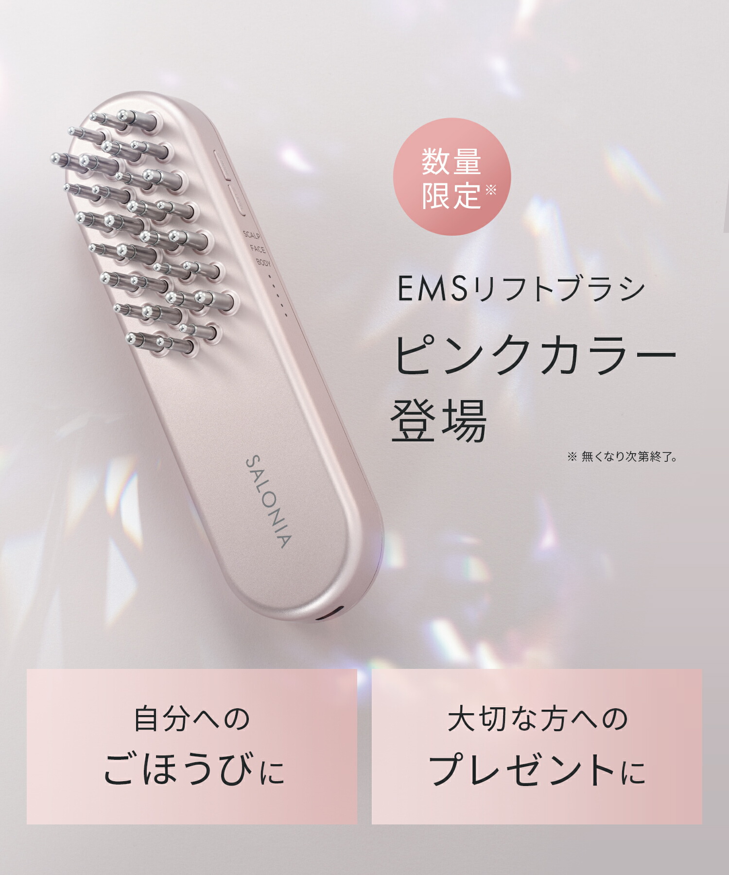 SALONIA EMS LIFT BRUSH SAL22026SL 美顔器 SALONIA EMSリフトブラシ