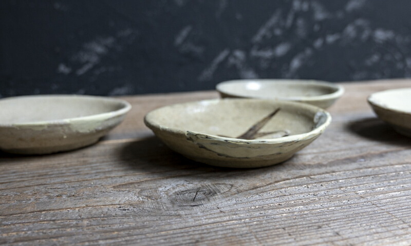 楽天市場】骨董○古志野葉文小皿5枚○絵志野 / 発掘品 | 桃山時代頃-16