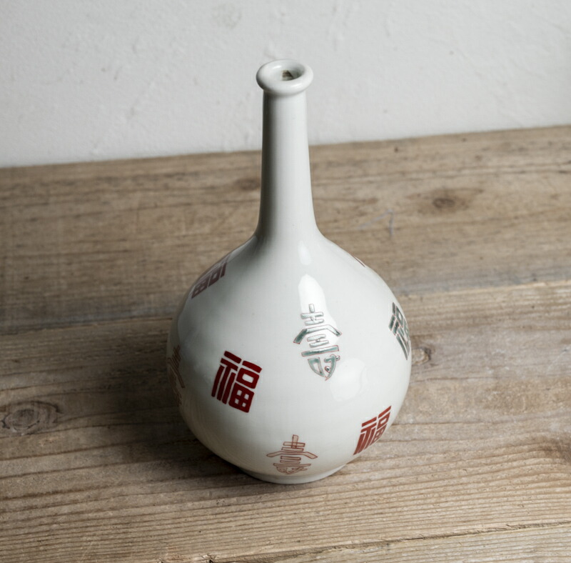 楽天市場】骨董 | 古伊万里色絵福寿文鶴首徳利 | H22.6cm | 江戸中期