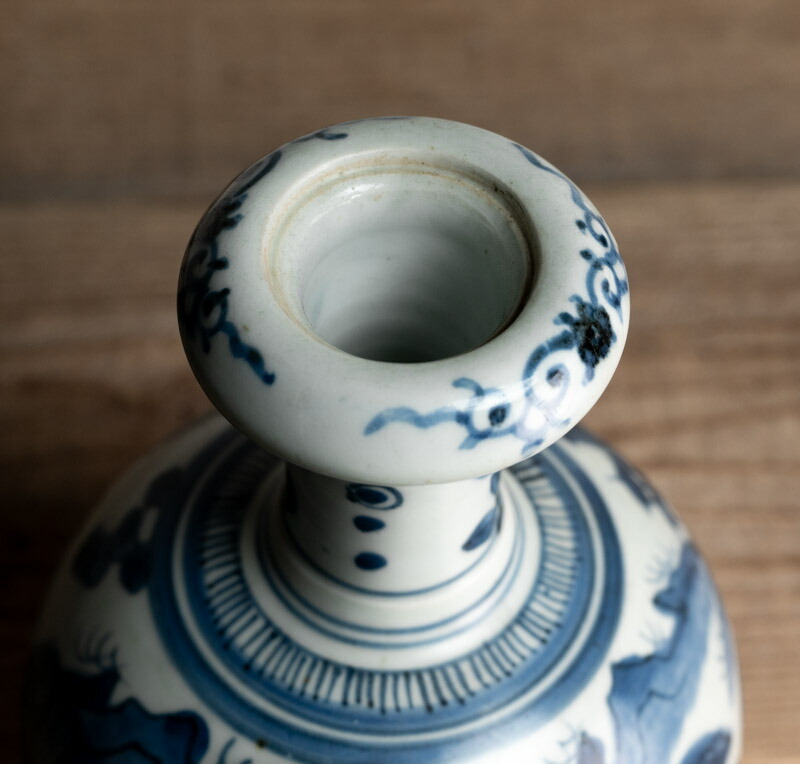 楽天市場】骨董○古伊万里染付山水文乳瓶○ケンディ | 江戸中期 - 18