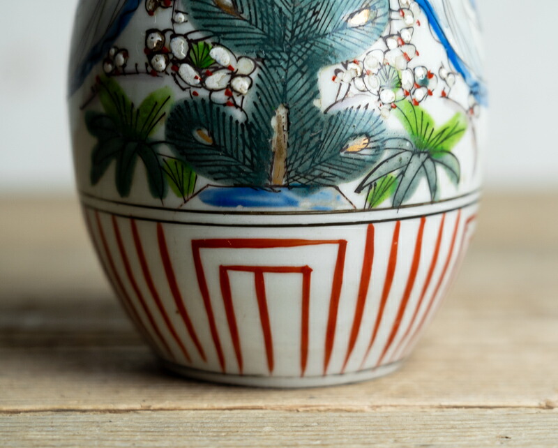 楽天市場】骨董○古伊万里色絵御神酒徳利○H22.6cm / 大型 | 江戸後期