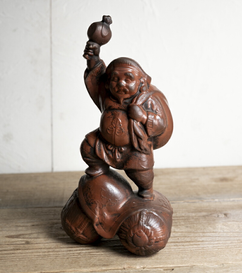 楽天市場】骨董○備前焼大黒天置物○七福神 | 明治時代頃-19世紀頃