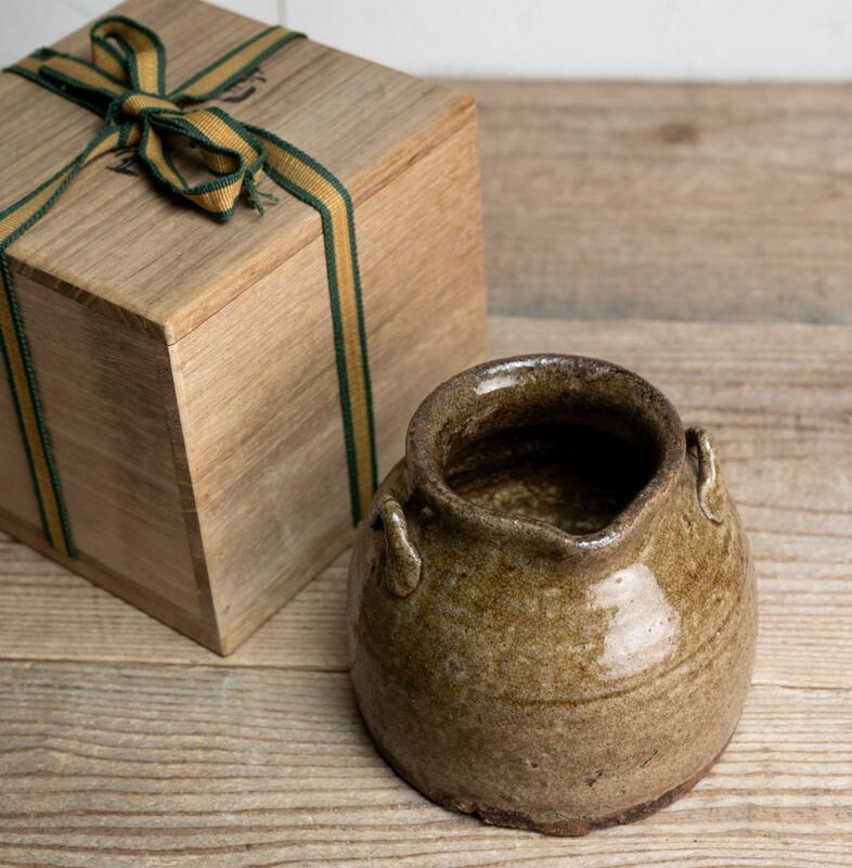 楽天市場】骨董○越前焼お歯黒壺○ | 江戸時代-18世紀頃 |古陶器 | 六