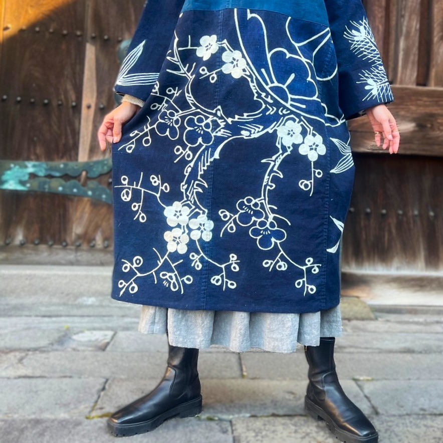 楽天市場】【古布リメイクワンピース】作家一点物オリジナル綿100