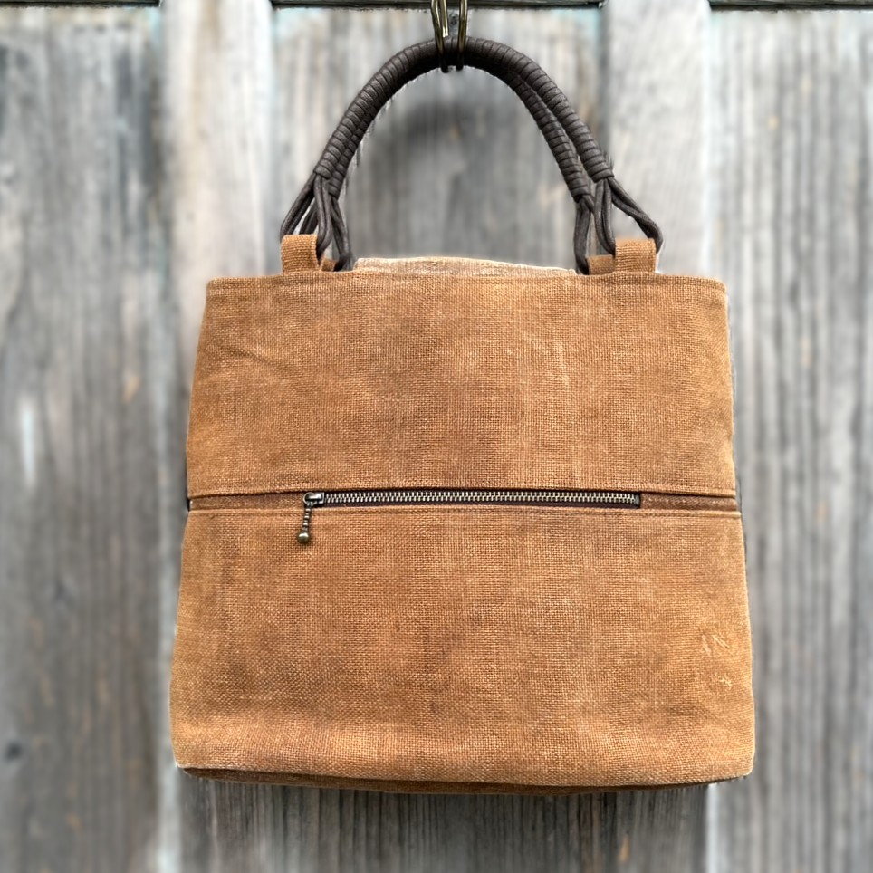 楽天市場】【古布柿渋染め手提げバッグ】作家一点物 トートバッグ 日本