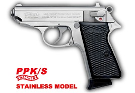 楽天市場】マルゼン NEW ワルサー PPK/S PPKS ステンレスモデル ブロー