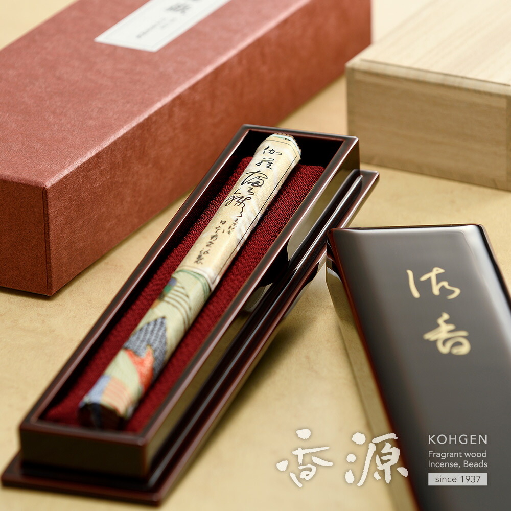 楽天市場】日本香堂のお線香 伽羅富嶽 長寸1把入 塗箱 線香 伽羅 送料