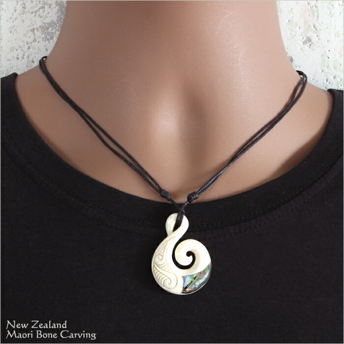 楽天市場】ニュージーランド ボーンカービング ペンダント ネックレス