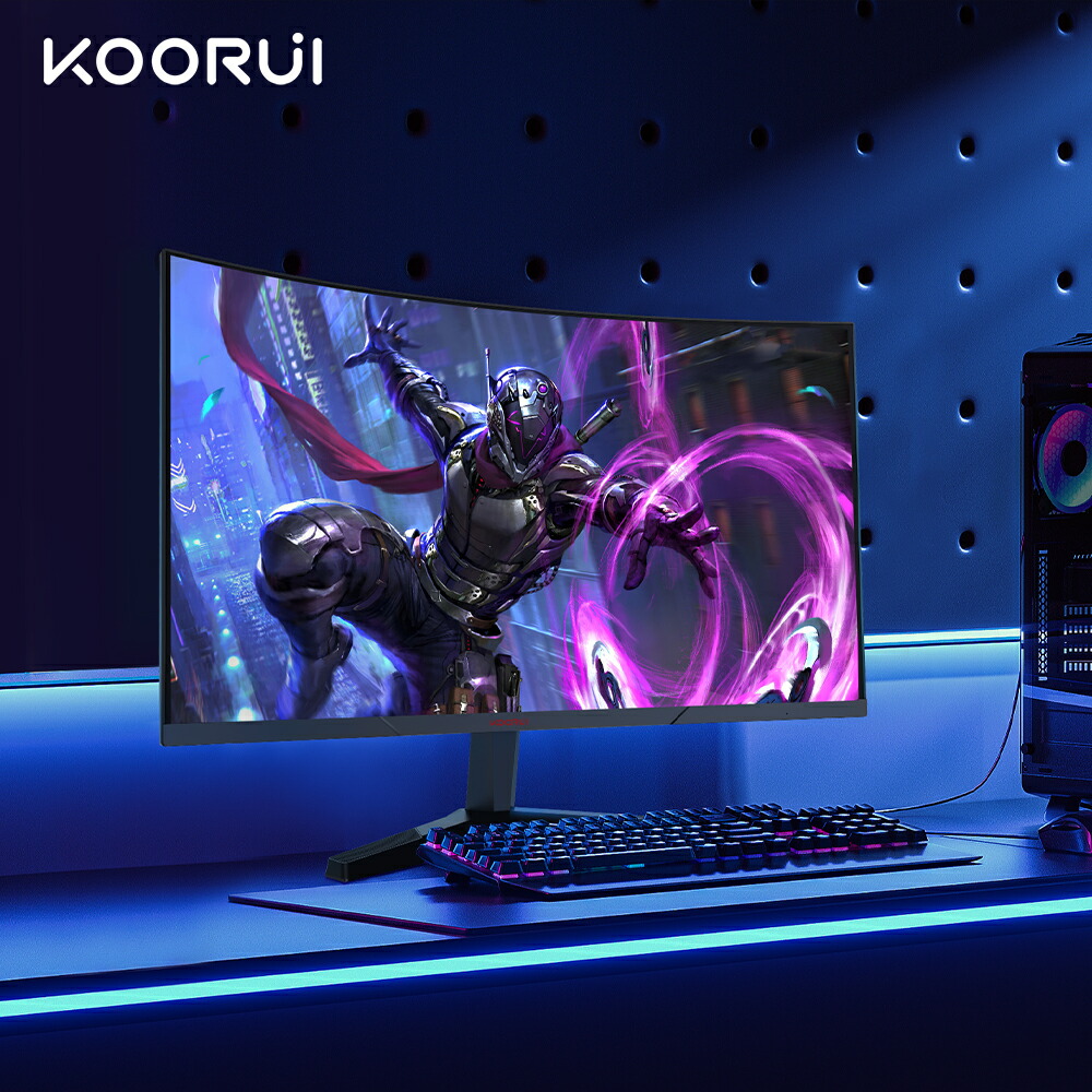楽天市場】【10%OFFクーポン】KOORUI ☆180Hz モニター 曲面