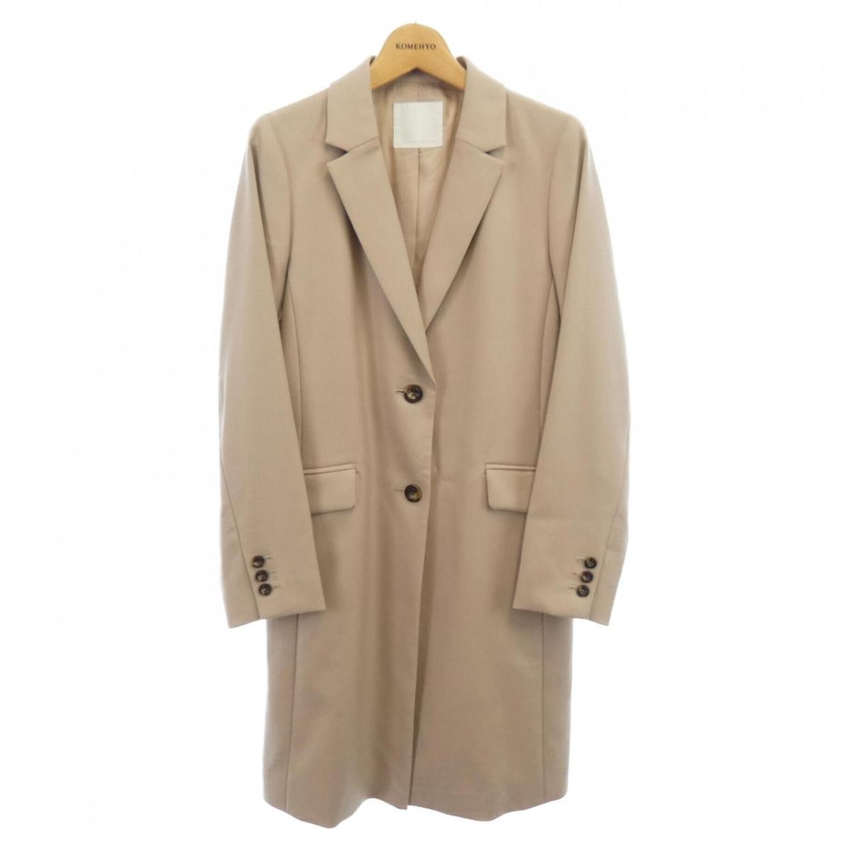 美品 上質・白ウールロングコート ガリャルダガランテ取扱 毛92% ガ